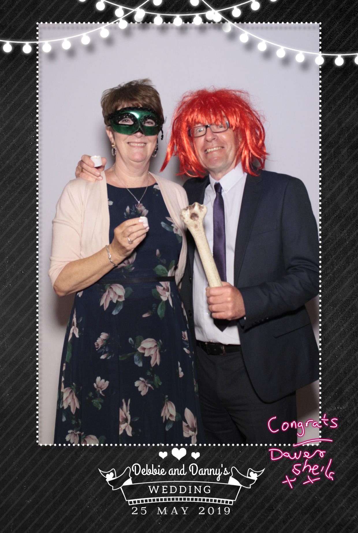 Debbie & Danny's Wedding | View more photos from the event at gallery.myphotoboothexperience.co.uk/u/MyPhotoBoothExperienceLtd/Debbie-Dannys-Wedding